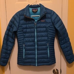 Patagonia Blue Down Jacket Size XS